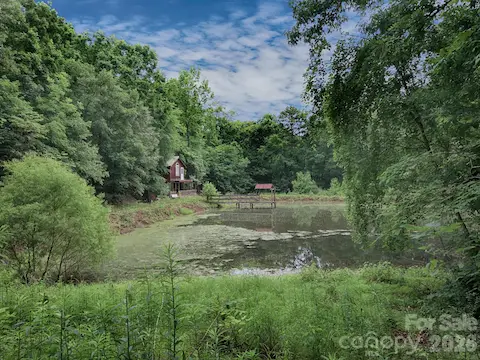 Cabin and Pond