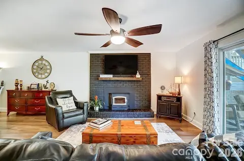 Cozy up to the wood stove on those cold winter days