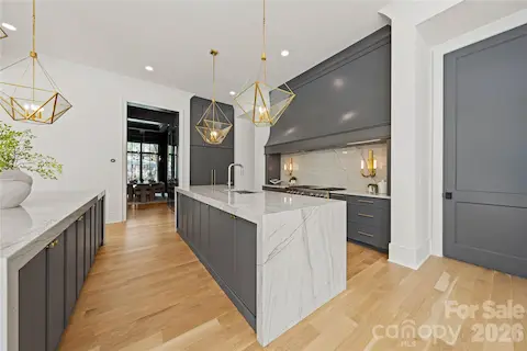 Massive custom built kitchen hood