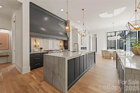 An open floor concept