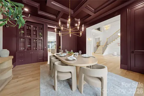 Dining room cabinet, shelves & drawers for fine china