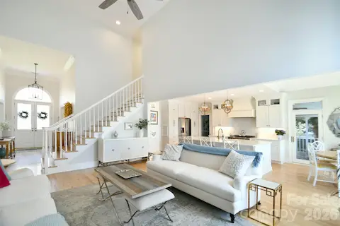 Two-story Great Room with great natural light