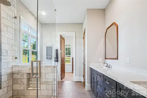 Primary suite bathroom