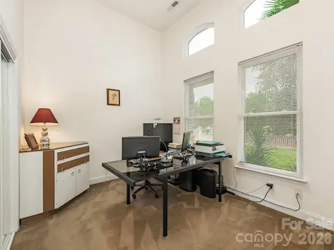 Currently the office but could be a bedroom with a  Full Bath across the hall