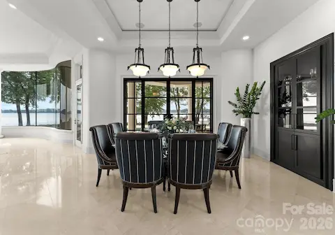 Dining Room has tray ceiling and recessed cabinetry16'8" x 11'8"