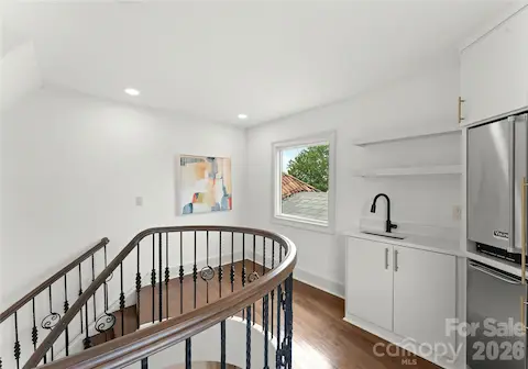 3rd Floor Kitchen Area with sink, beverage refrigerator & ice maker