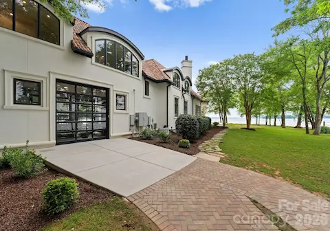 Back Entrance to Drive through 3 car garage