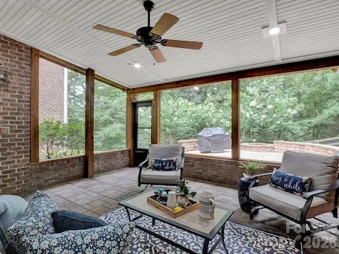 Screened Patio off of lower level/basement kitchen area