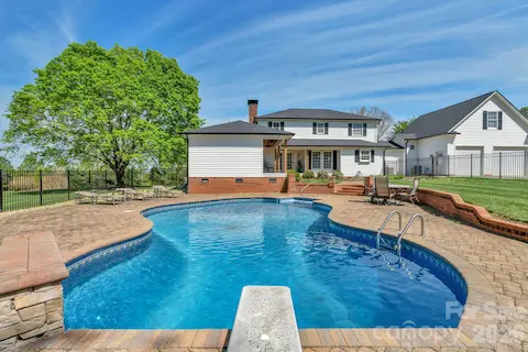 With a pool