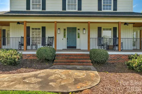 Covered front porch