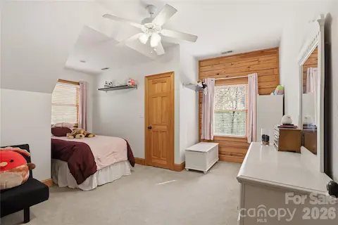 Upstairs Bedroom with ample closet space.