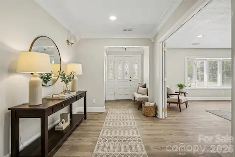 Main level entry