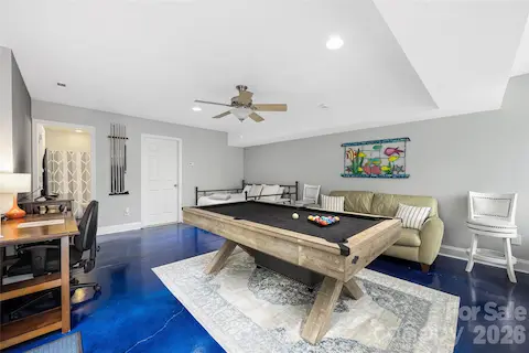 downstairs family room