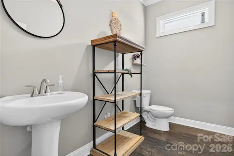 Half bath on main