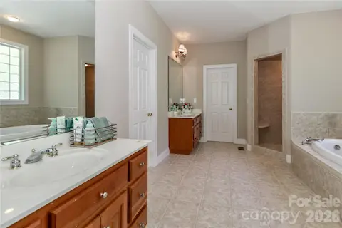 Primary Bath with Separate Vanities