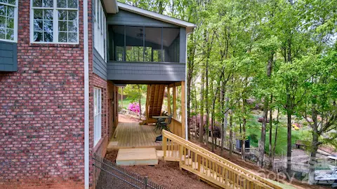 New Deck with beautiful views of the lake