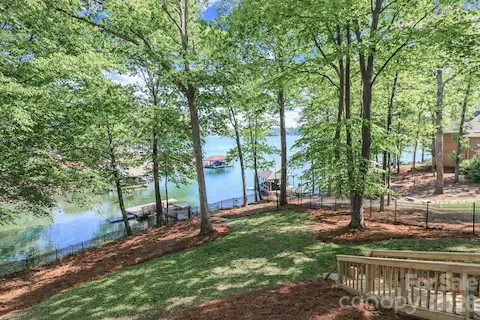 Backyard leading to the lake