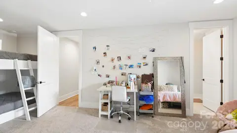 Basement Bedroom 2 with built in Bunk Beds