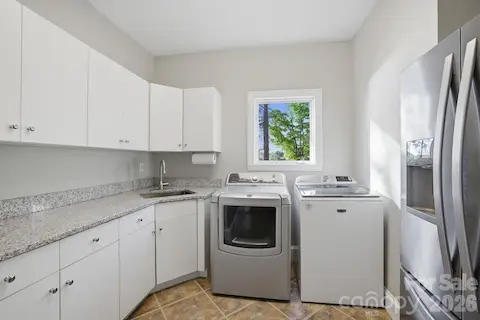 Laundry room.