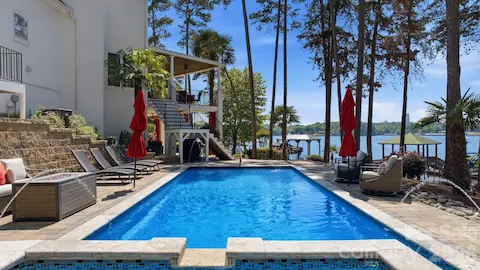 Backyard pool.