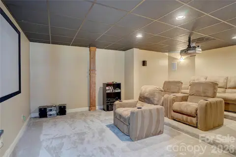 Spacious Media Room