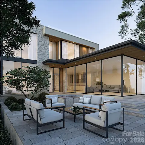 Home Rendering of the outdoor back patio