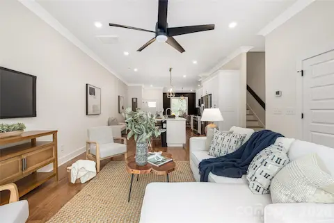 Open floor plan with natural light