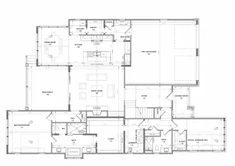 Main Level Floorplan