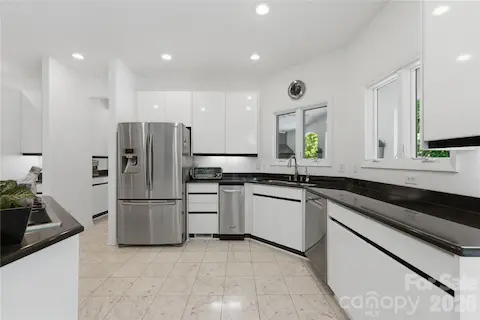 Kitchen with open layout