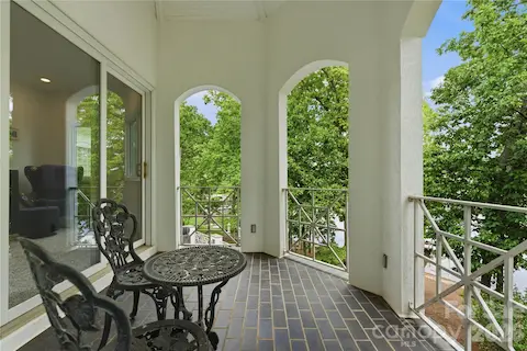 Private balcony off of primary suite