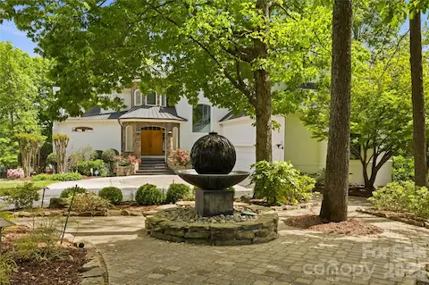 Courtyard and fountain