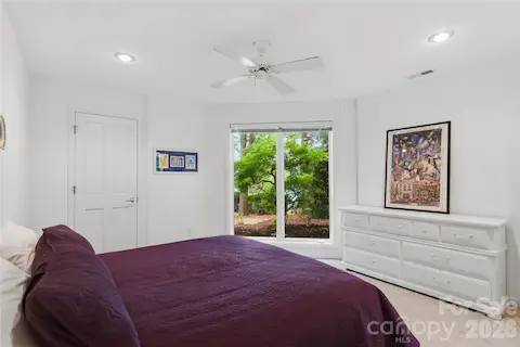 Guest bedroom on lower level