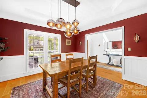 Large formal dining room.