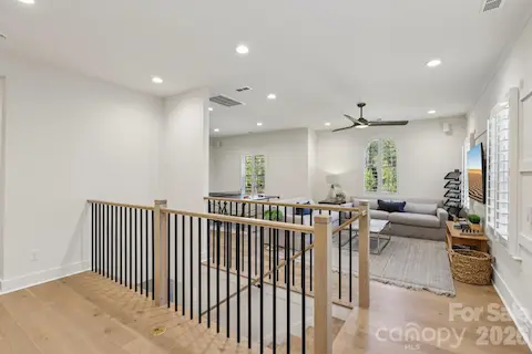 Upstairs leads you to a bonus room area