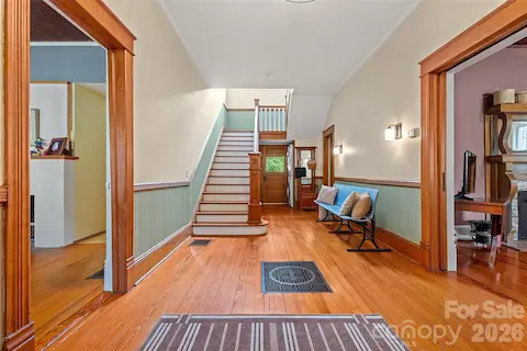 Classic Center Hall Colonial Foyer