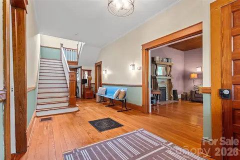Classic Center Hall Colonial Foyer