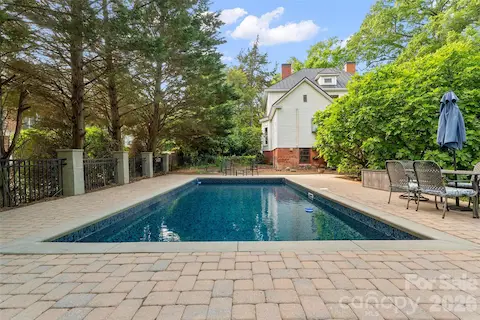 As an added bonus, this historic home has a modern amenity- in ground pool, fenced with paver surround; brand new liner installed this Spring.
