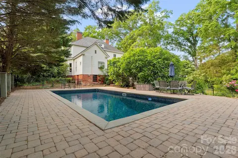 As an added bonus, this historic home has a modern amenity- in ground pool, fenced with paver surround; brand new liner installed this Spring.