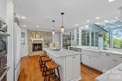 Custom cabinetry and seamless layout