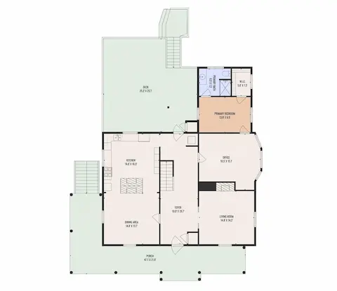 Main Level Floor Plan