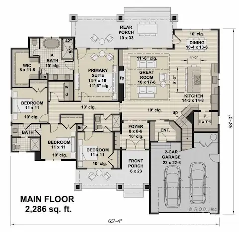 Main Floor, slight changes