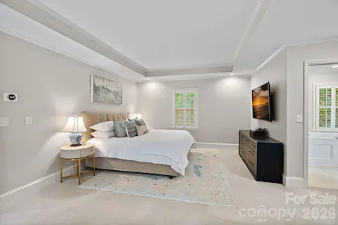First floor primary suite