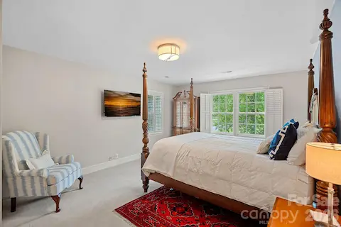 Second floor primary suite