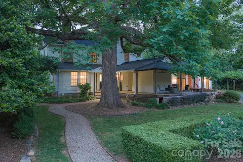 Surrounded by a Master Gardener's creation and nature's history, gardens & hardwood canopy.