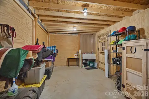 Large barn tack room.