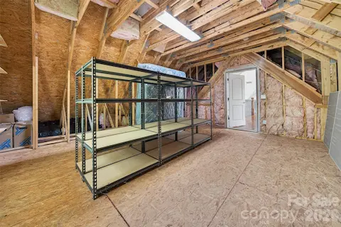 Upstairs walk in storage
