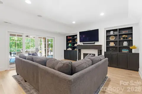 Lower level recreation room