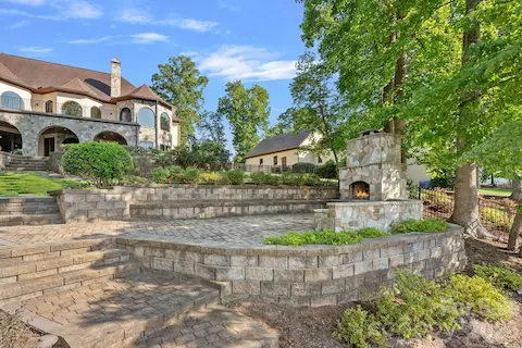Tiered Outdoor Living Space