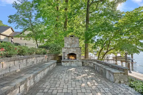 Lakeside Terrace with Fireplace