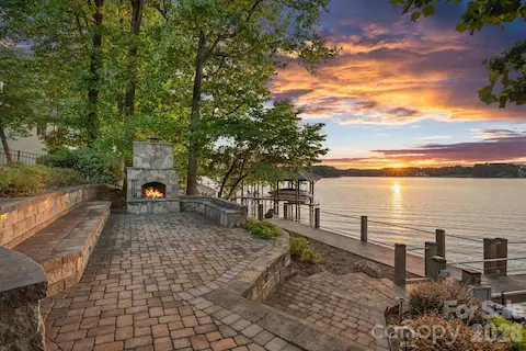 Enjoy Fires and Sunset Views from the Built-In Seating